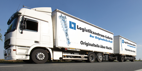 Logitikzentrum Lehrte LKW